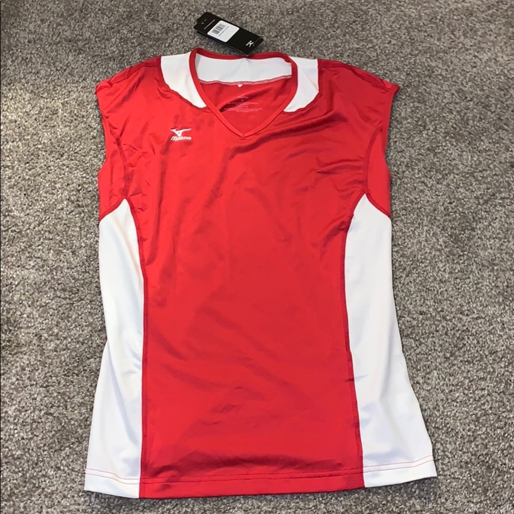 Mizuno Womens Classic Avalon Sleeveless Tank Red